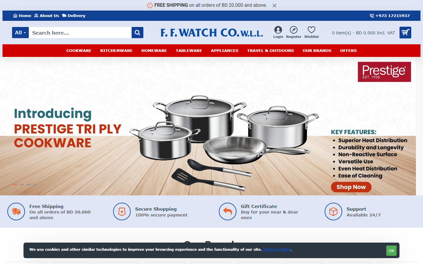 F.F. Watch Company website